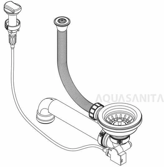 Plautuvė AquaSanita SR102-601AW
