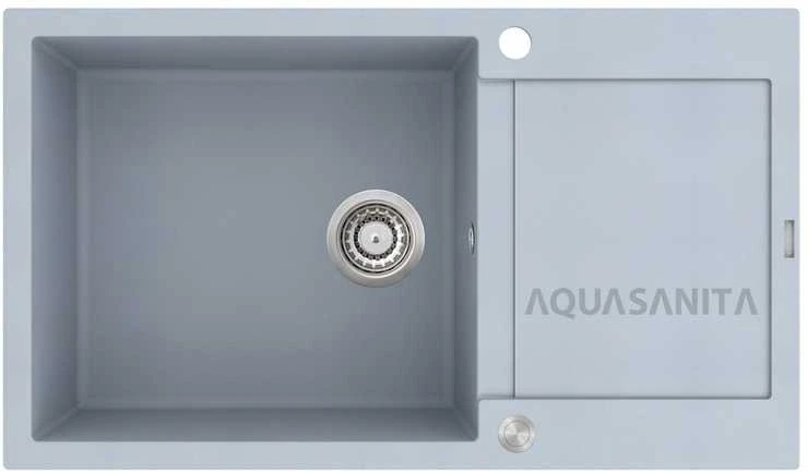 Compotexa Akmens masės plautuvė HELIKA TessaPlus SQT104AWP, Silicsana spalva: Šviesiai pilka | Light pilkas 221
