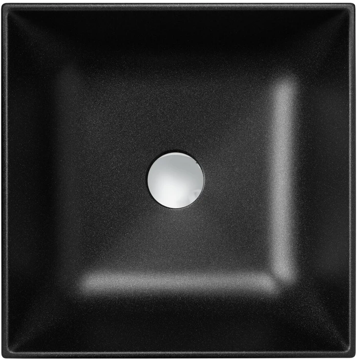 Compotexa Granito praustuvas voniai TURTL Severe BQK40-601, juodos spalvos