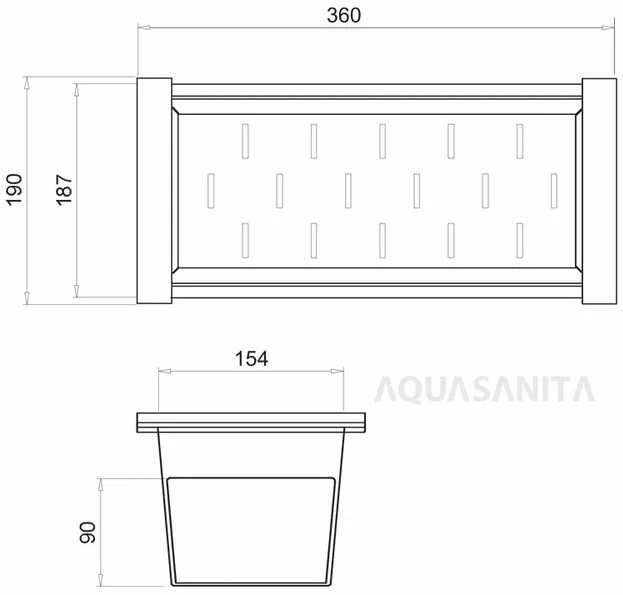 Compotexa Nuvarvėjimo indas plautuvei CL-187.360