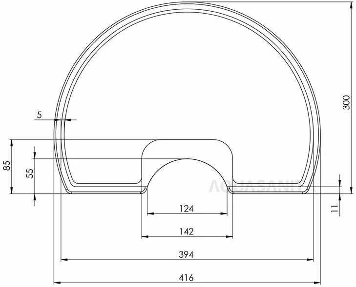 Compotexa Pjaustymo lentelė Clarus SR-416.300 (Sapele)
