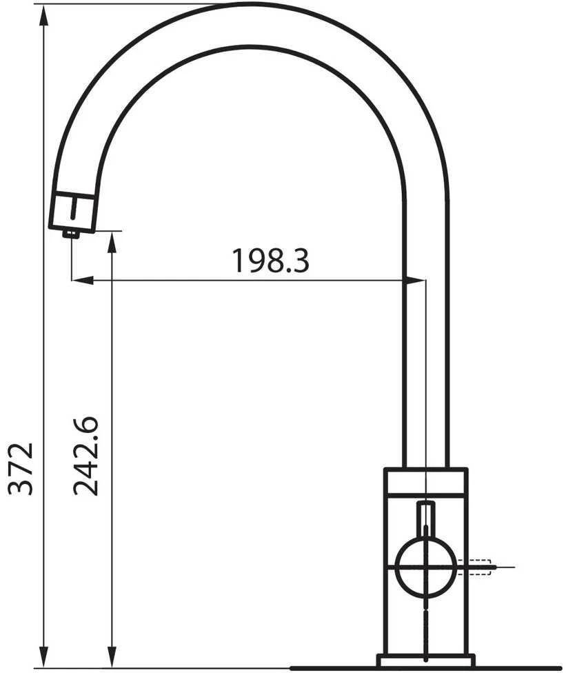 Compotexa Plautuvės maišytuvas HELIKA Sabiaduo 2963 - 311 Decor
