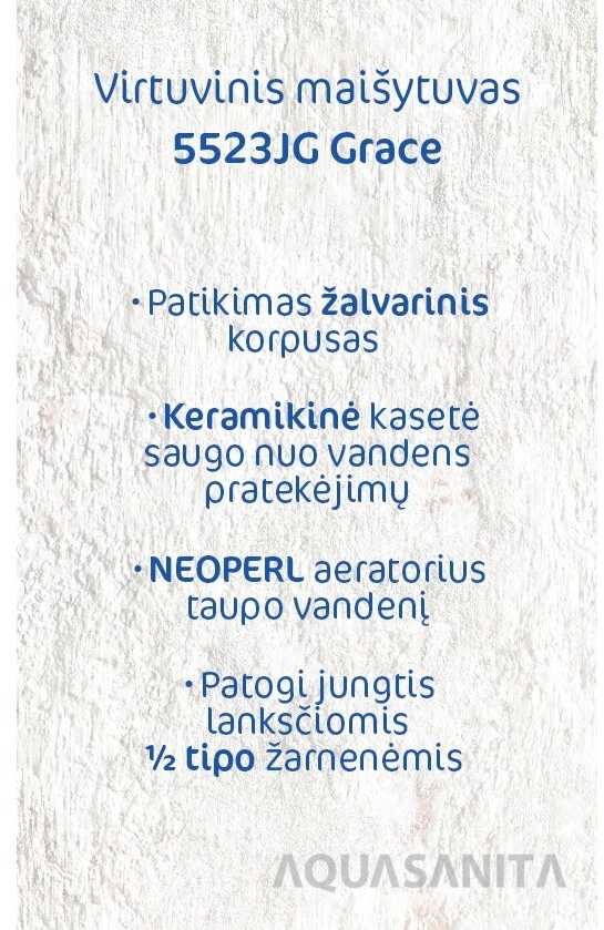 Plautuvės maišytuvas HELIKA Sabia grace 5523JG -700