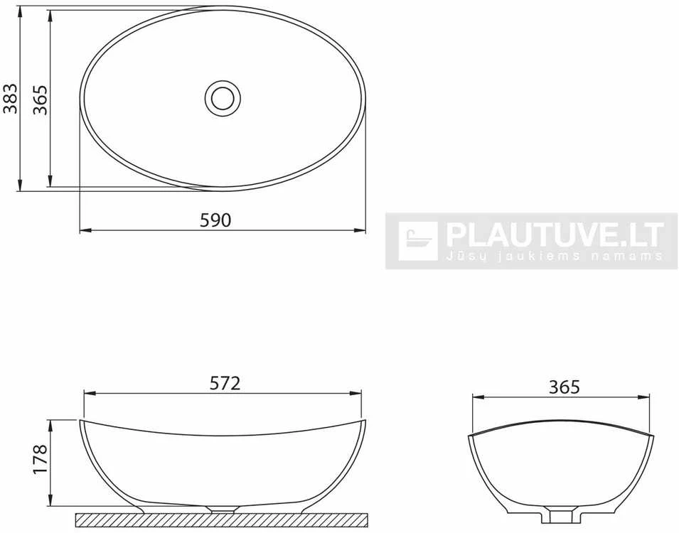 Praustuvas voniai Intra BQS590-700