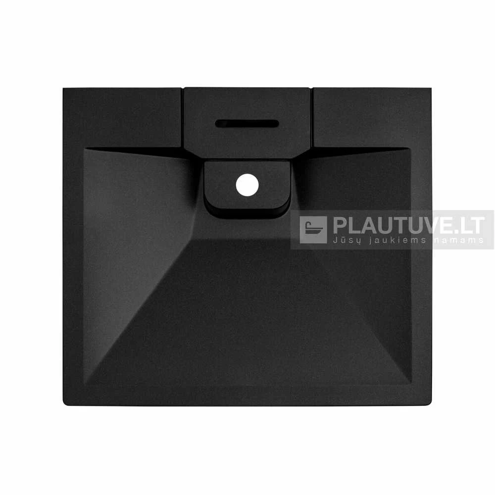 Praustuvas voniai Locus BQW520, Silicsana spalva: Juoda | Juodas metallic 601