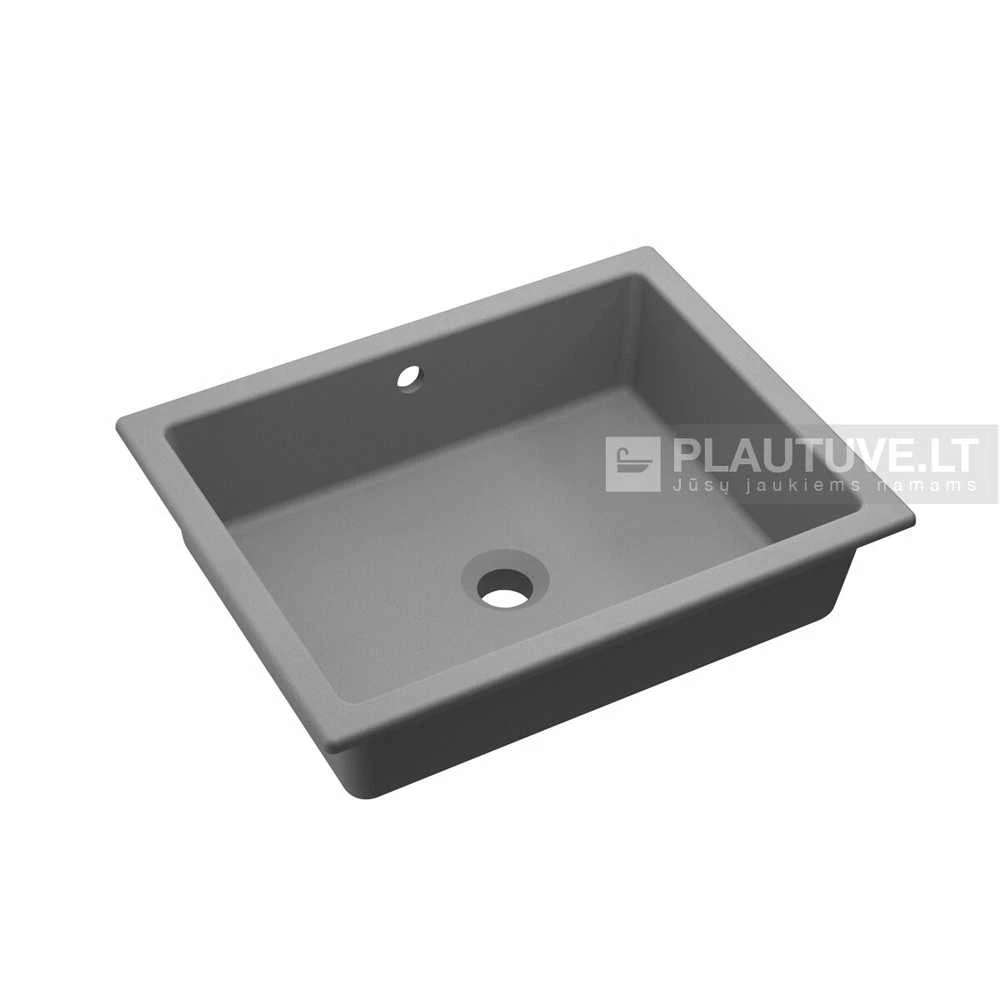 Praustuvas voniai Neces BQC50, Silicsana spalva: Juoda | Juodas metallic 601