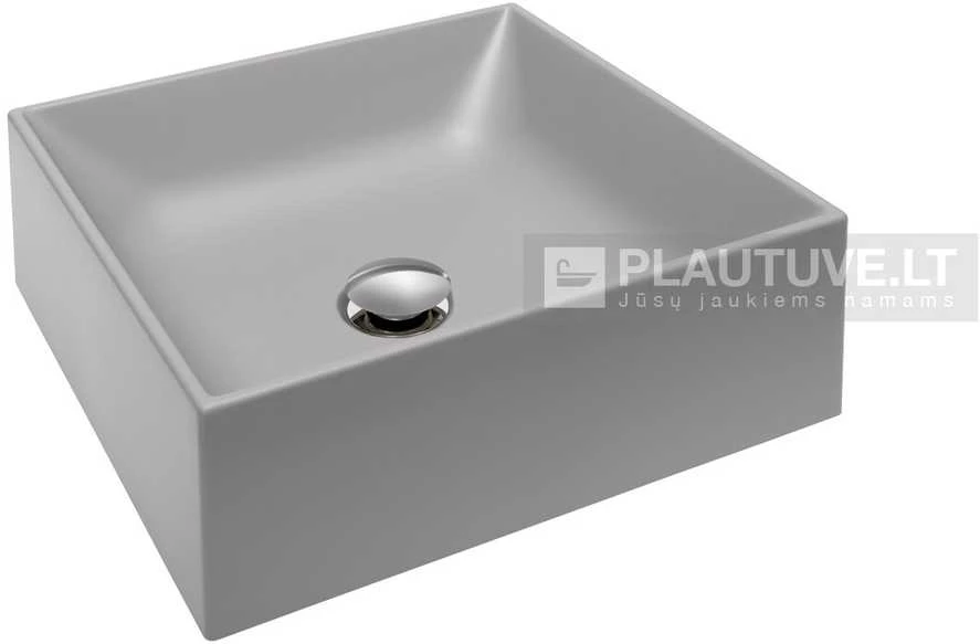 Praustuvas voniai Severe BQK40, Silicsana spalva: Šiltas betonas | Argent 220
