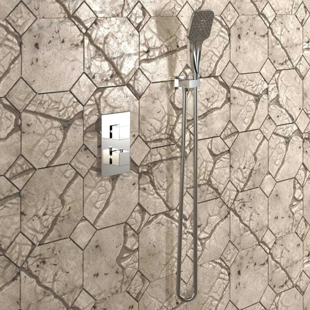 Termostatinė dušo sistema TURTL Versa 3393S-001 chromas