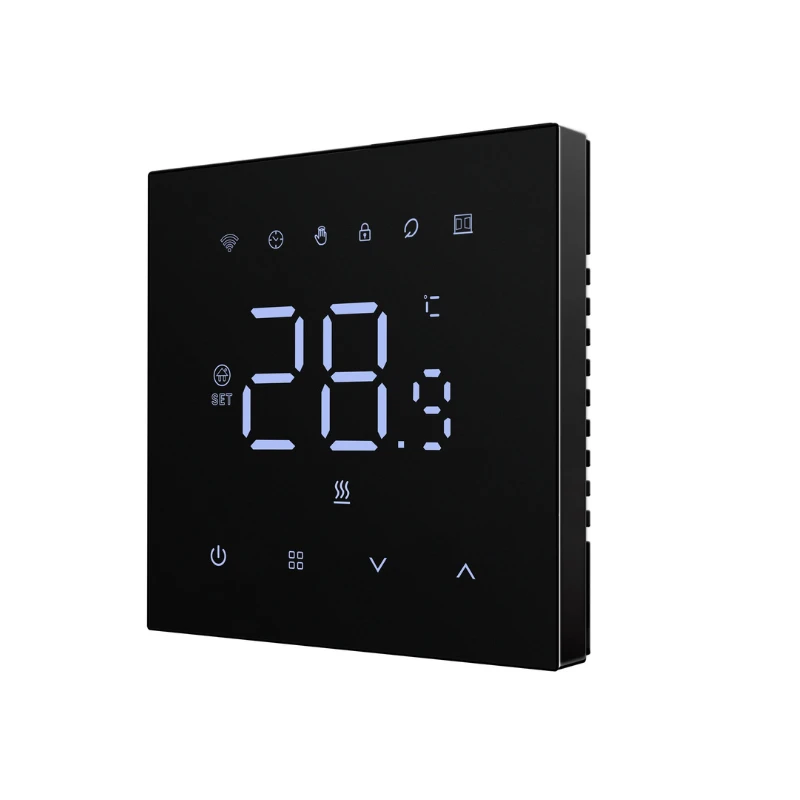 Išmanusis termostatas Avatto WT410-16A-B elektrinis šildymas 16A WiFi