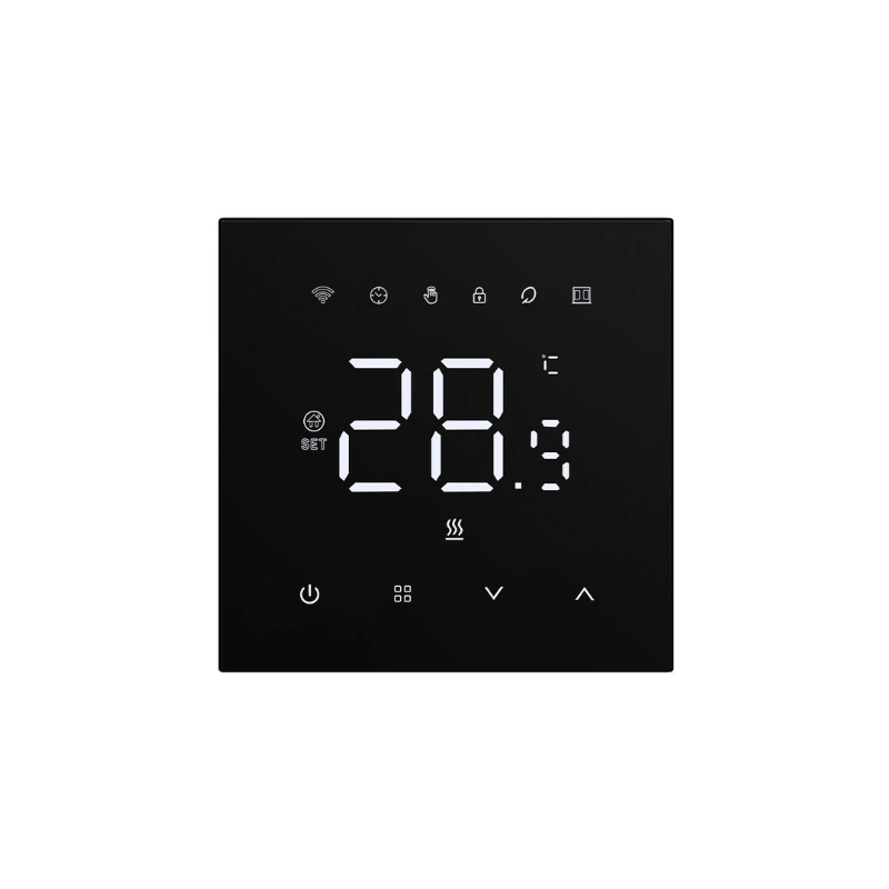 Išmanusis termostatas Avatto WT410-16A-B elektrinis šildymas 16A WiFi