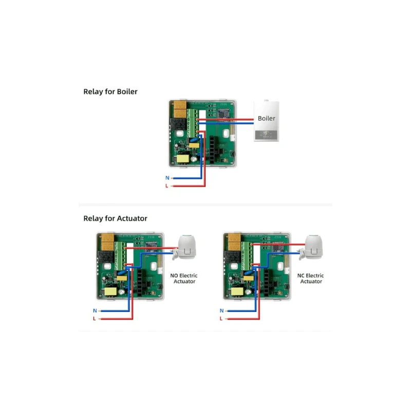 Moes Avatto WT498 išmanusis Wi-Fi + RF termostatas