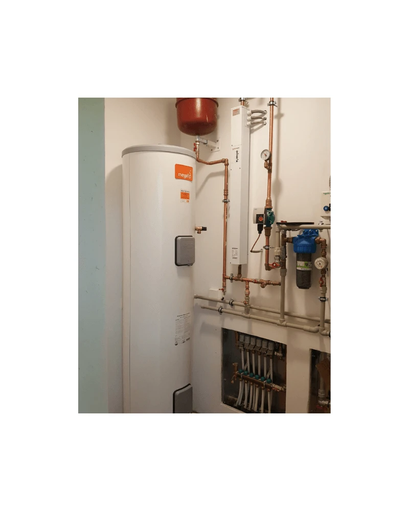 Vandens šildytuvas Heatrae Sadia DD200 Slimline Megaflo Eco Direct