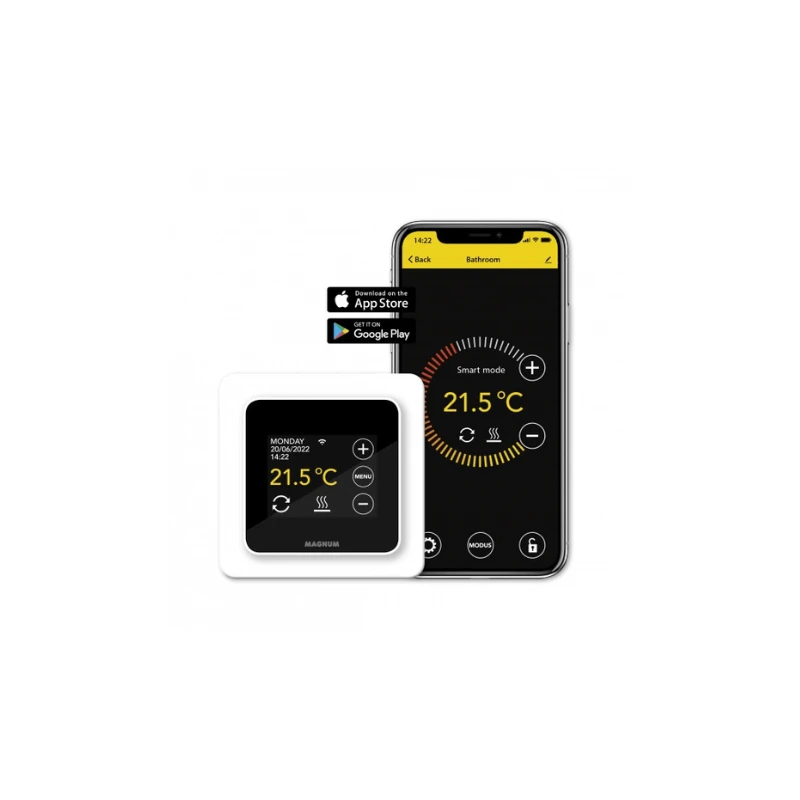 Magnum Heating Wi-Fi termostatas MAGNUM MRC juodas