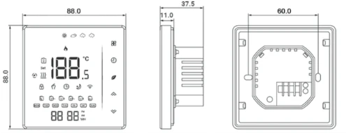 WiFi termostatas BHT006GB baltas
