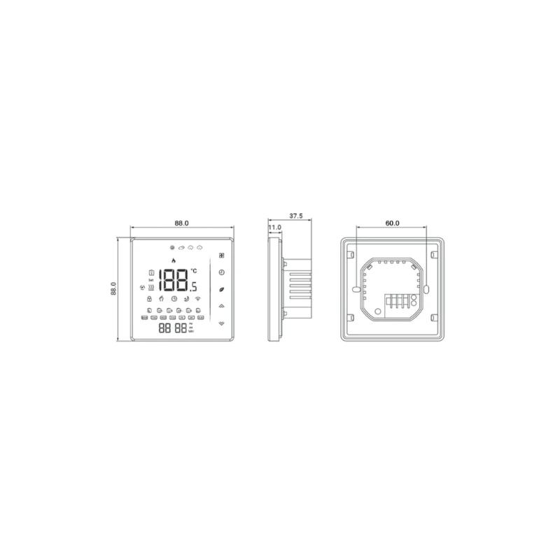 WiFi termostatas Konveka TW230-16 baltas