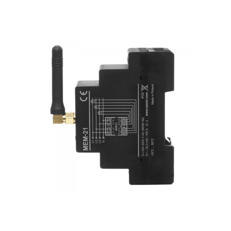 Zamel Supla Zamel Exta Life MEM-21 - elektros suvartojimo monitorius 3P+N - 868 MHz