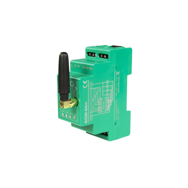 Zamel Supla ROW-04M 4x230V modulinis WiFi valdiklis