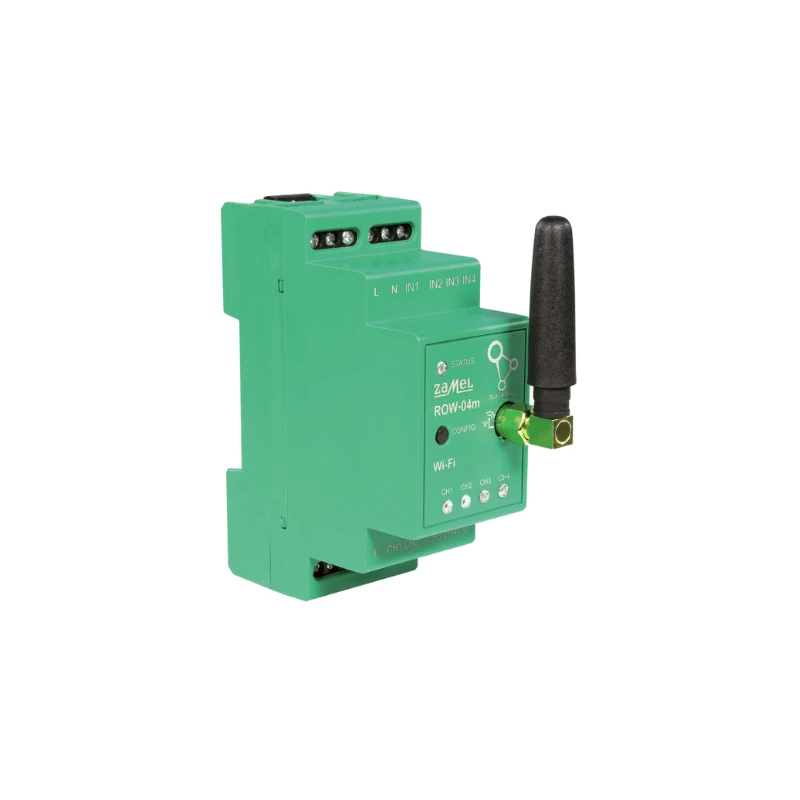 Zamel Supla ROW-04M 4x230V modulinis WiFi valdiklis