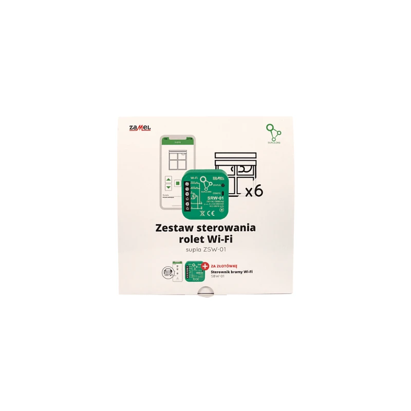 Zamel Supla ZSW-01 WiFi žaliuzių valdymo rinkinys