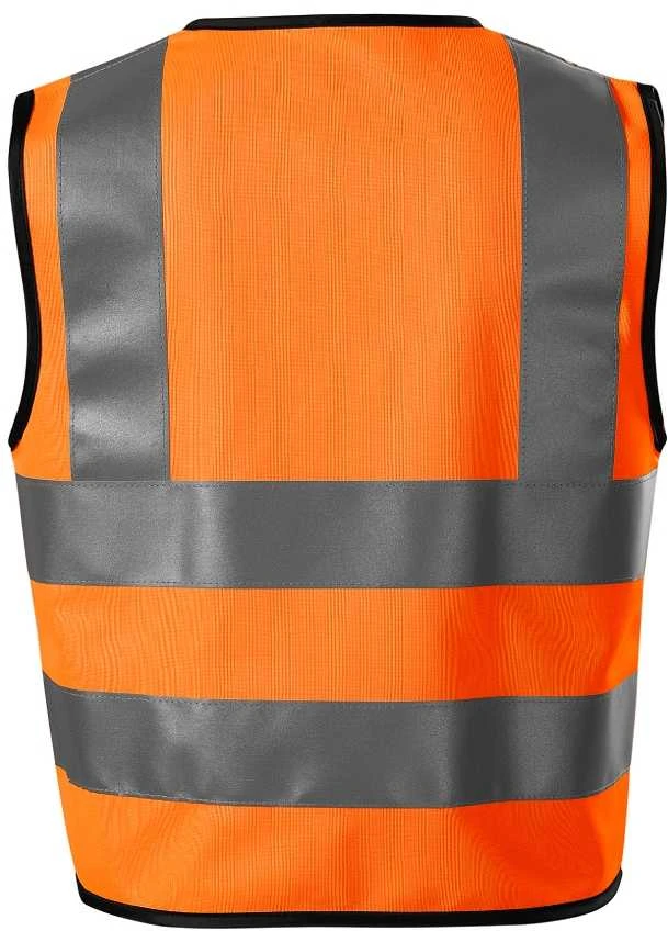 Adler Vaikiška Atspindinti Liemenė RIMECK HV Bright 9V4, Oranžinė