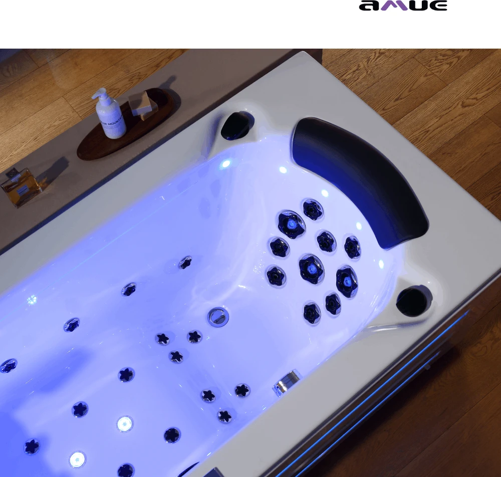 Amue Wellness Spa Masažinė vonia AMUE Avigator 1, vienivietė, 170x85X69 cm