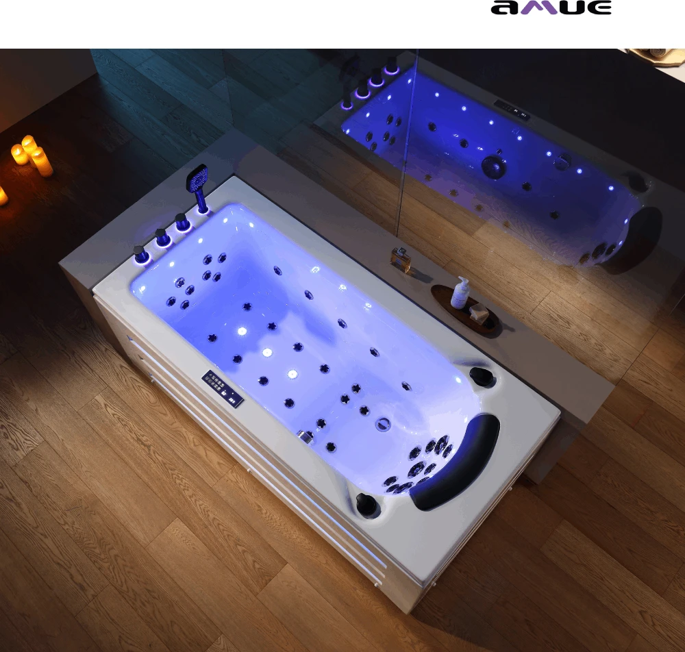Amue Wellness Spa Masažinė vonia AMUE Avigator 1, vienivietė, 170x85X69 cm