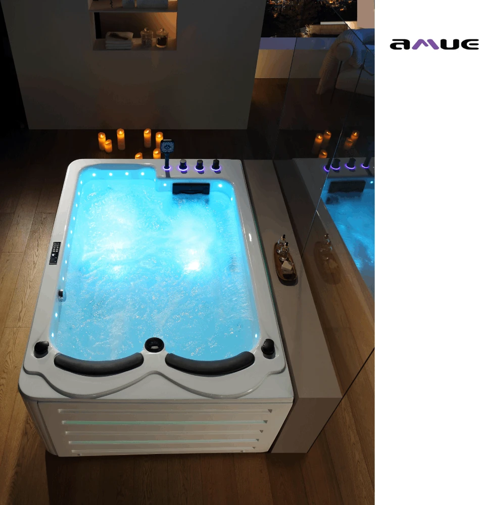 Amue Wellness Spa Masažinė vonia AMUE Avigator 2, dvivietė, 190x130X72cm.
