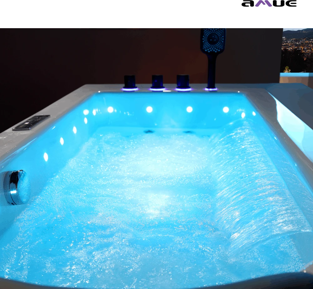 Amue Wellness Spa Masažinė vonia AMUE Avigator 1, vienivietė, 170x85X69 cm