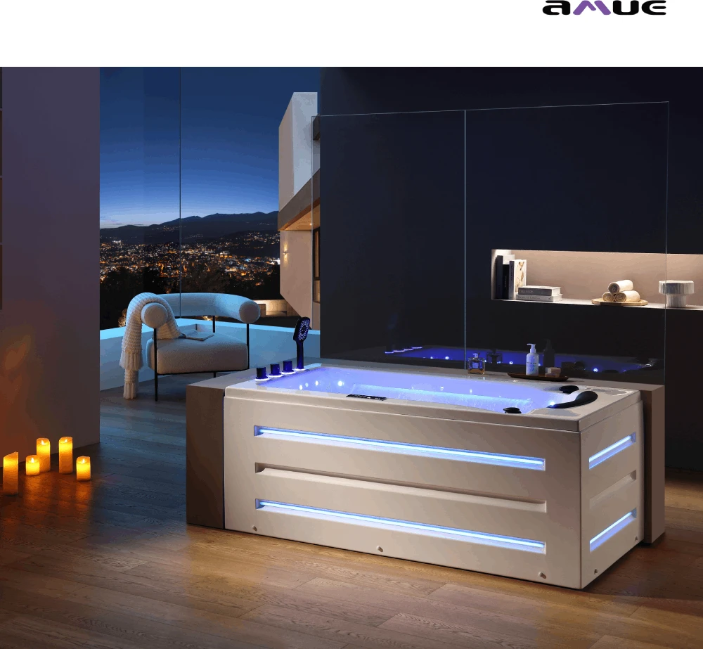 Amue Wellness Spa Masažinė vonia AMUE Avigator 1, vienivietė, 170x85X69 cm