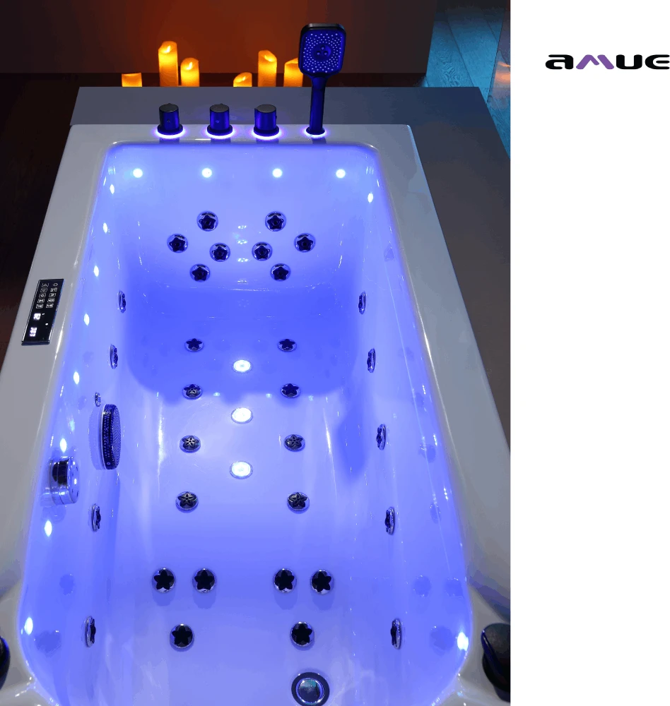 Amue Wellness Spa Masažinė vonia AMUE Avigator 1, vienivietė, 170x85X69 cm