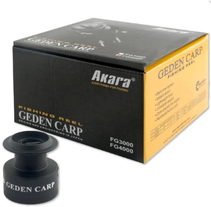 Beinertinė Ritė AKARA Geden Carp FG-3000A, Guoliai 3+1, Perdavimas 4,7:1, Max 6,0kg