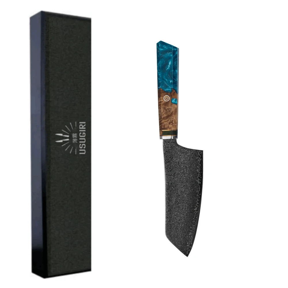 Damasko Plieno 15.5cm Kapojimo Peilis Usugiri JH-D-015