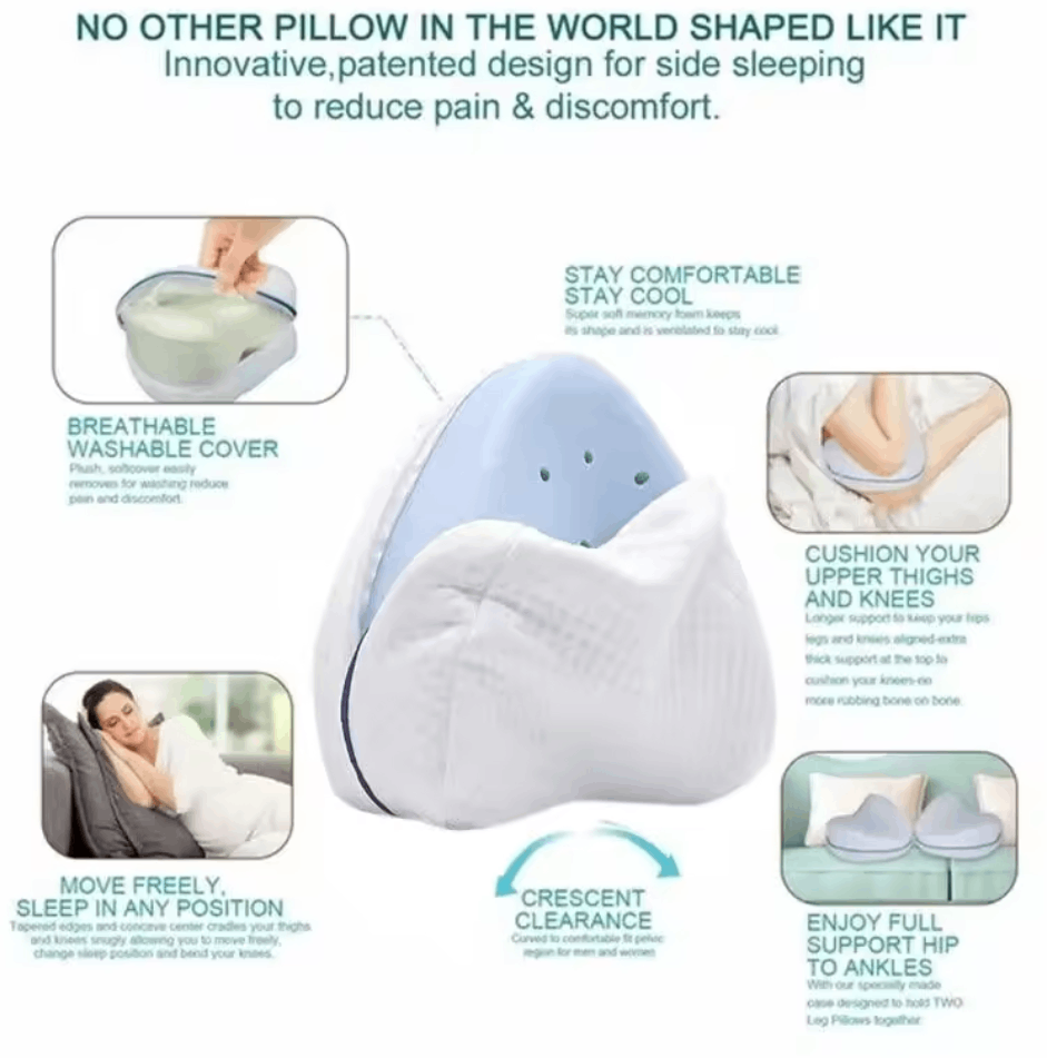 Danwa Ortopedinė Memory Foam Kelių Pagalvėlė Klubo ir Nugaros Skausmui Malšinti