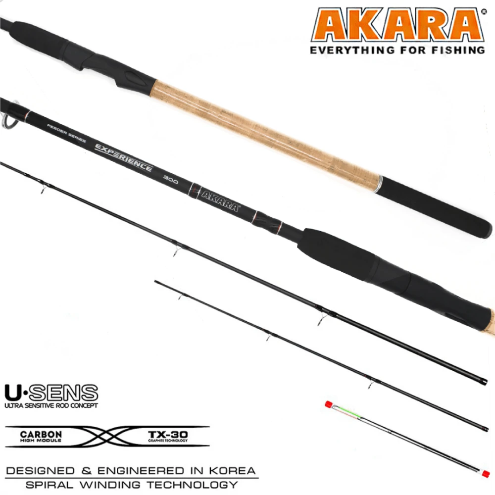 Dugninė meškerė AKARA Experience Feeder TX-30 3X Ilgis 3.90 m. Testas 50-100-150