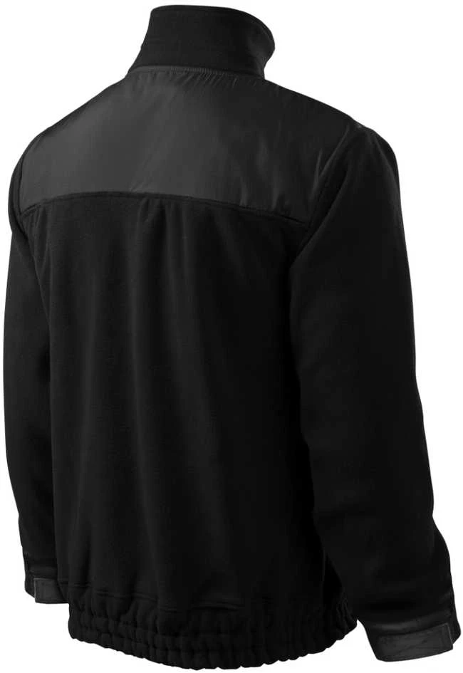 Flisinis Džemperis RIMECK Jacket HI-Q 506, Juodas 360 g/m², Unisex