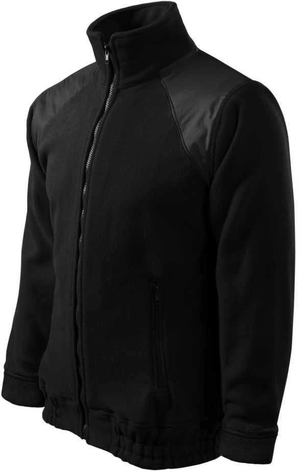 Flisinis Džemperis RIMECK Jacket HI-Q 506, Juodas 360 g/m², Unisex