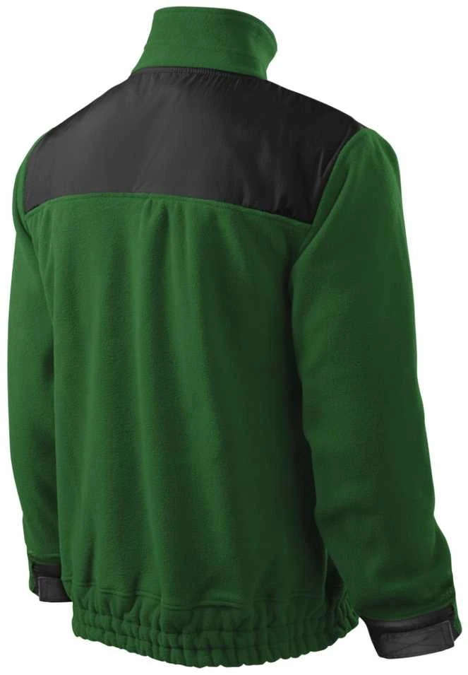 Flisinis Džemperis RIMECK Jacket HI-Q 506, Bottle žalias 360 g/m² , Unisex