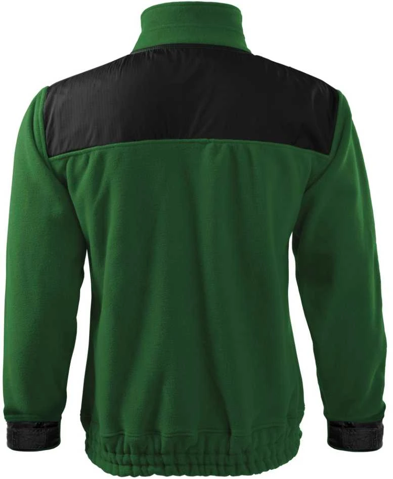 Flisinis Džemperis RIMECK Jacket HI-Q 506, Bottle žalias 360 g/m² , Unisex
