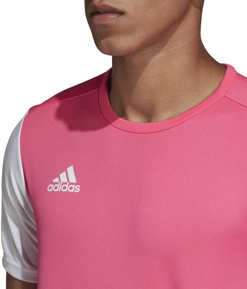 Vaikiški sportiniai marškinėliai adidas Estro 19 Jersey JUNIOR Rožiniai DP3228