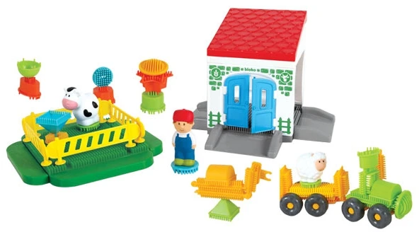 Inna Marka Kūrybinis konstruktorius Mochtoys Pin Bricks Ūkis 100vnt