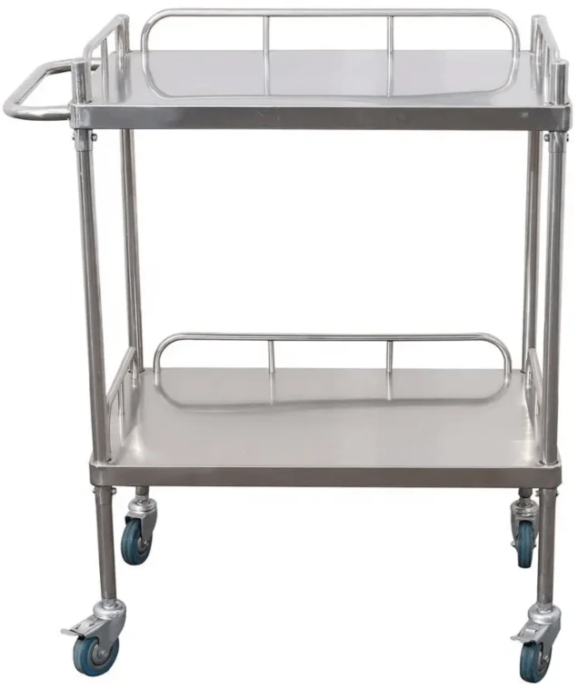 Medicininis Instrumentavimo vežimėlis KY-D10, 2 lentynos