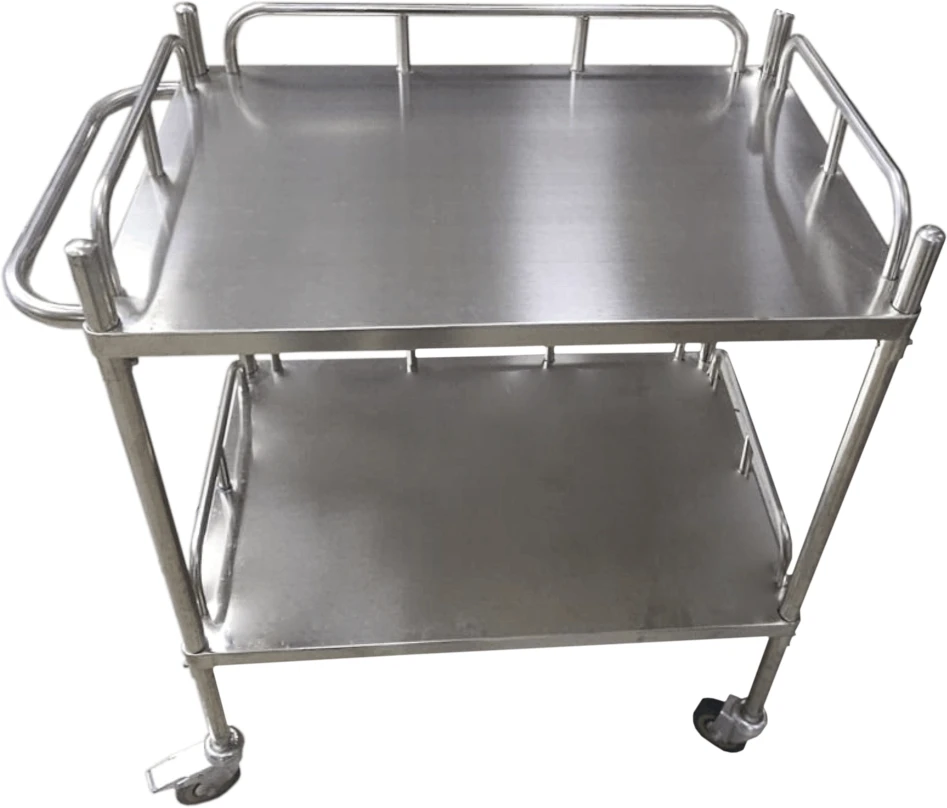Medicininis Instrumentavimo vežimėlis KY-D10, 2 lentynos