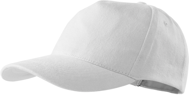 Kepurė Su Snapeliu MALFINI 5P 307 Unisex, Balta 340g/m2