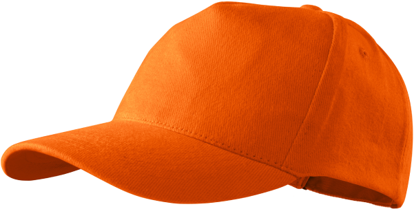 Kepurė su Snapeliu MALFINI 5P 307 Unisex, Oranžinė 340g/m2