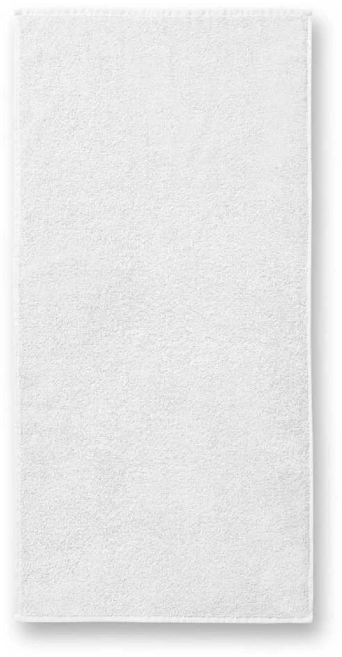 Kilpinis Rankšluostis Malfini Baltas 50x100cm.