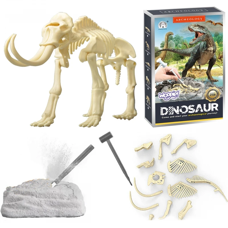 WOOPIE Žaislas Archeologinis Dinozauras Skeleto Rinkinys