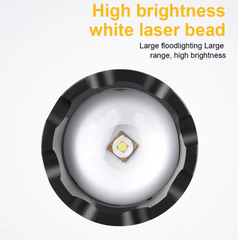 LED Žibintuvėlis Tiger Wolf HL-1303 su skaitmeniniu indikatoriumi