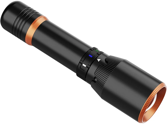 LED Žibintuvėlis Tiger Wolf HL-8222C, pakraunamas, 4 in 1