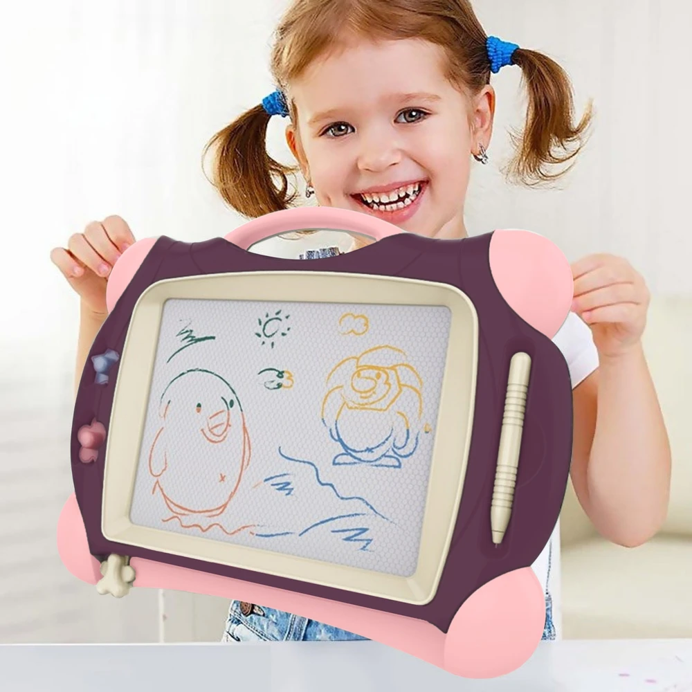 WOOPIE Piešimo Lenta Magnetinė Spalvota + 2 Spaudiniai Violetinė