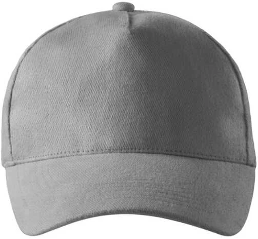 Malfini As Kepurė su snapeliu MALFINI 5P 307 Unisex, Antique sidabrinis 340g/m2